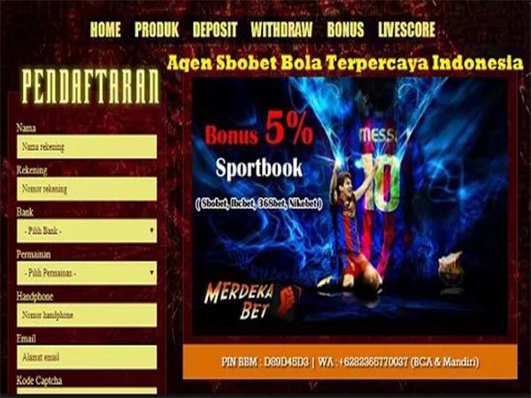 Agen Bola Terpercaya Deposit 50RB Terbaik